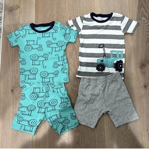 6 Pairs 4T Boys Pajamas Bundle